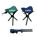 Outdoor Hiking Fishing Portable Folding Chair Three-Legged Stool